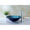 Anzzi Telina Deco-Glass Vessel Sink in Lustrous Blue and Black Y270 - alternate 5